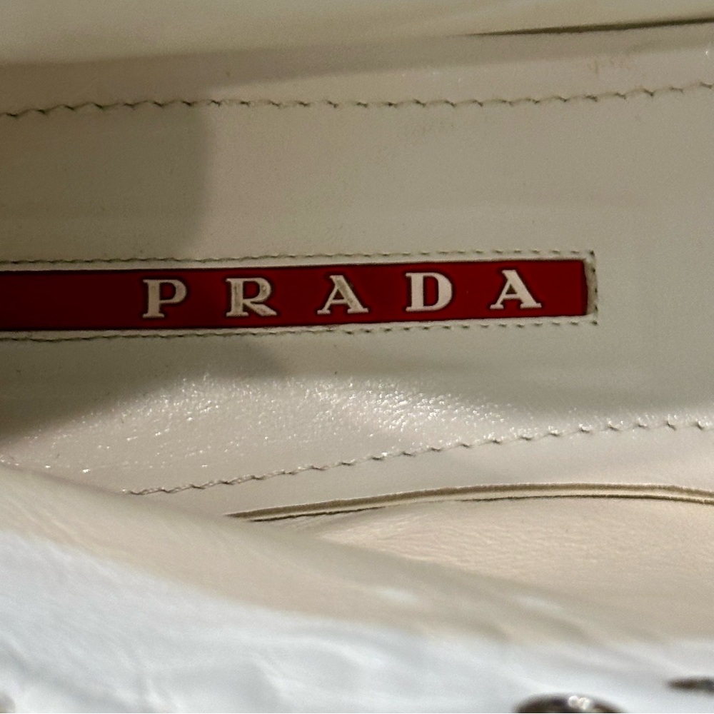 Prada Hi-Top Suede Whip Stitch Sneakers US 9 / 8.5 - Picture 5 of 8